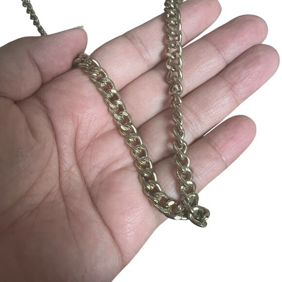 Mary Frances Blue Beaded Mystic Flap Crossbody Bag Gold Chain Crossbody - Picture 7 of 16